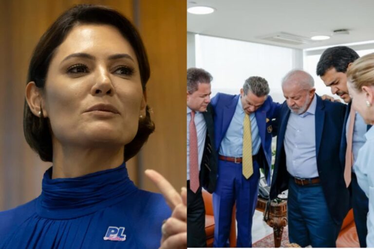 Michelle Bolsonaro reage à foto de Lula com evangélicos e alfineta com versículos bíblicos Michelle Bolsonaro reage à foto de Lula com evangélicos e alfineta com versículos bíblicos