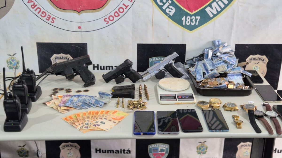 Cinco homens são presos 2 adolescentes suspeito de tráfico de drogas são apreendidos em Humaitá
