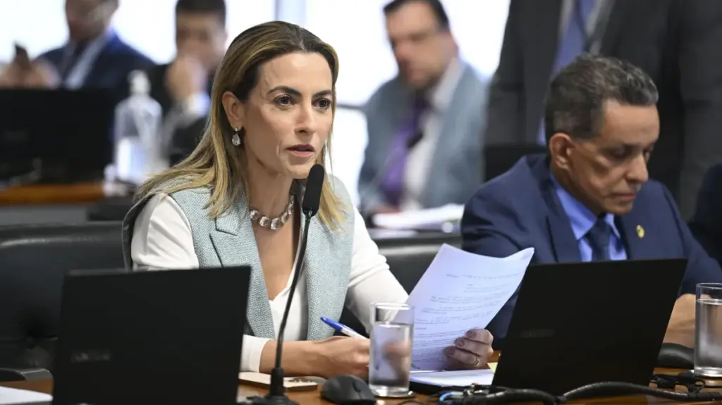 A senadora Soraya Thronicke