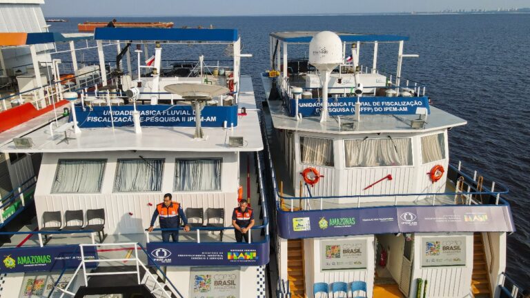 Embarcações oficiais do AM seguem à COP 30 para apoio logístico e segurança do público; veja quais Embarcações oficiais do AM seguem à COP 30 para apoio logístico e segurança do público; veja quais