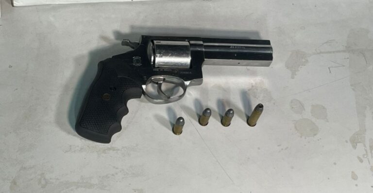 Homem foge para mata e abandona revólver na zona Leste de Manaus Homem foge para mata e abandona revólver na zona Leste de Manaus