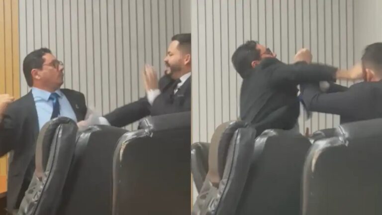 VÍDEO: Briga de vereadores interrompe sessão em Câmara, no Acre VÍDEO: Briga de vereadores interrompe sessão em Câmara, no Acre
