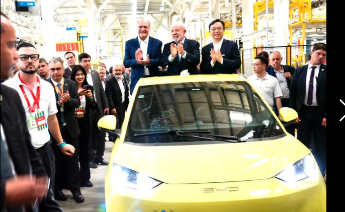 Produção da BYD Manaus abastecerá montadora inaugurada na Bahia Produção da BYD Manaus abastecerá montadora inaugurada na Bahia