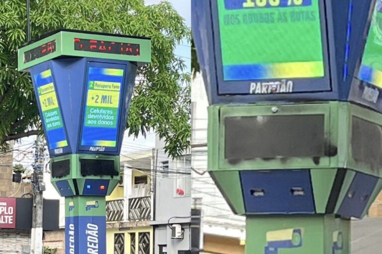 Motorista de aplicativo é identificado após pichar câmeras do Sistema Paredão em Manaus Motorista de aplicativo é identificado após pichar câmeras do Sistema Paredão em Manaus