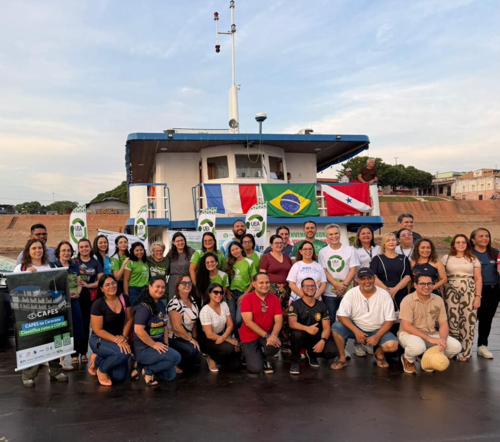 A Caravana Fluvial a Iaraçu destaca o protagonismo amazônico na agenda internacional da sustentabilidade. (Foto: divulgação/UEA)