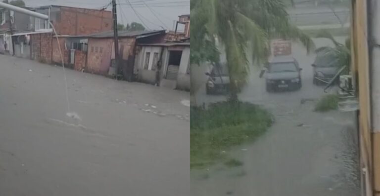 Chuva intensa causa alagamentos em diversas zonas de Manaus nesta terça-feira (14) Chuva intensa causa alagamentos em diversas zonas de Manaus nesta terça-feira (14)