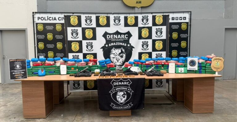 Polícia desarticula centro de distribuição de drogas em Manaus e causa prejuízo ao narcotráfico