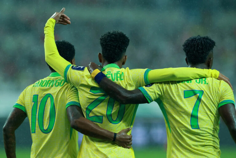 Estevão, Rodrygo e Vini Jr brilham, e Brasil goleia Coreia do Sul por 5 a 0 Estevão, Rodrygo e Vini Jr brilham, e Brasil goleia Coreia do Sul por 5 a 0
