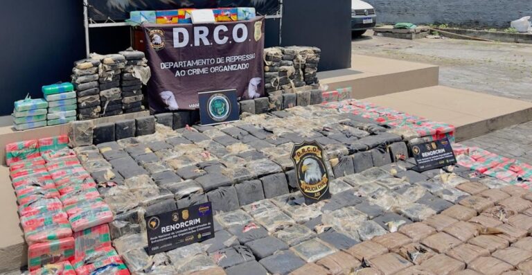 Casal traficou 600 kg de drogas trazidas diretamente das fronteiras, diz delegado