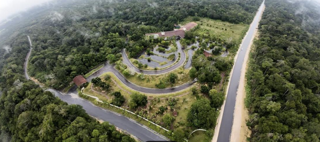 Vista aérea do Amazônia Golf Resort