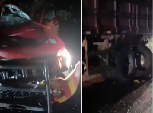 Soldado do Corpo de Bombeiros morre ao bater viatura em carreta na BR-319