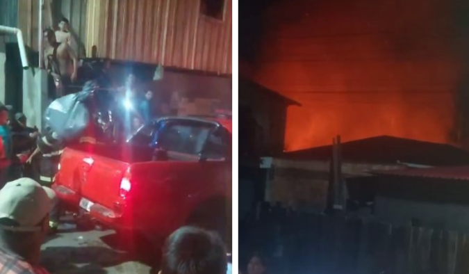 VÍDEO: Casa pega fogo e bebê de 2 anos morre carbonizado no Amazonas