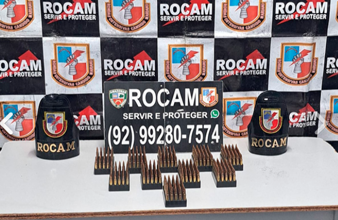 Em Manaus, 500 munições de fuzil são apreendidas em casa abandonada