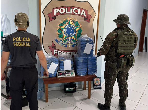 Colombiano é preso com quase 70 kg de drogas no Amazonas