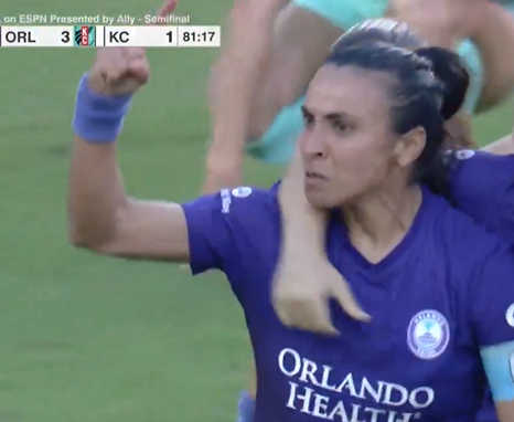Marta concorre novamente ao prêmio de gol mais bonito da temporada no futebol feminino