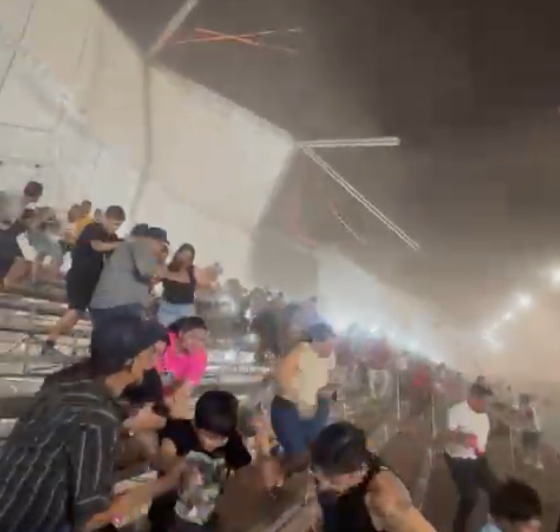 VÍDEO: Arquibancada desaba durante Stock Car em Cuiabá