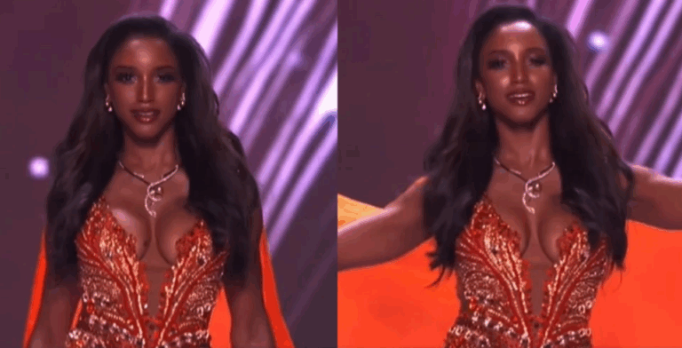 Miss Jamaica é retirada de maca após grave queda do palco na preliminar do Miss Universo 2025