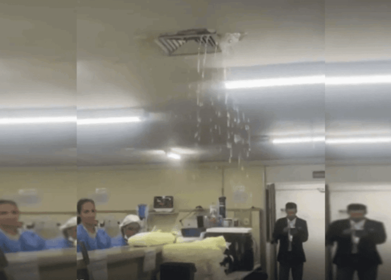 Vazamento em tubulação alaga UTI do Hospital de Base em Brasília