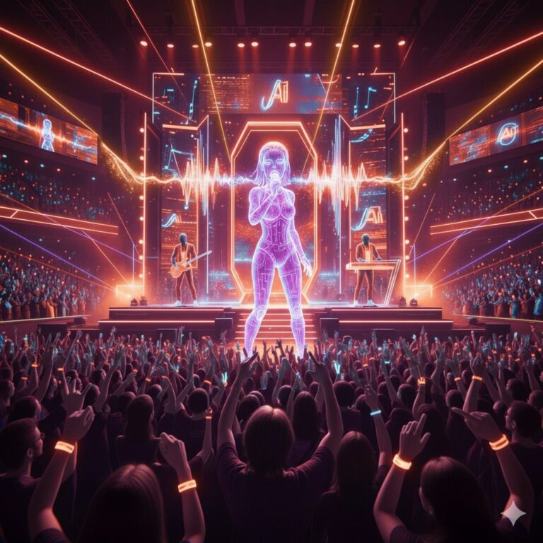 Quando a IA canta: artistas digitais dominam as paradas musicais