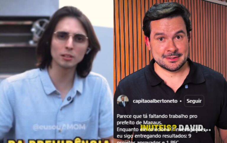 Amom Mandel e Alberto Neto rebatem David Almeida após serem chamados de ‘inúteis’