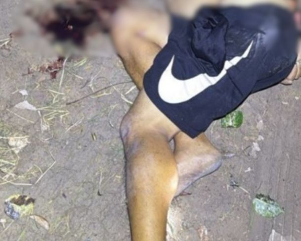 Imagens fortes: homem é encontrado morto com tiro na cabeça na Colônia Santo Antônio