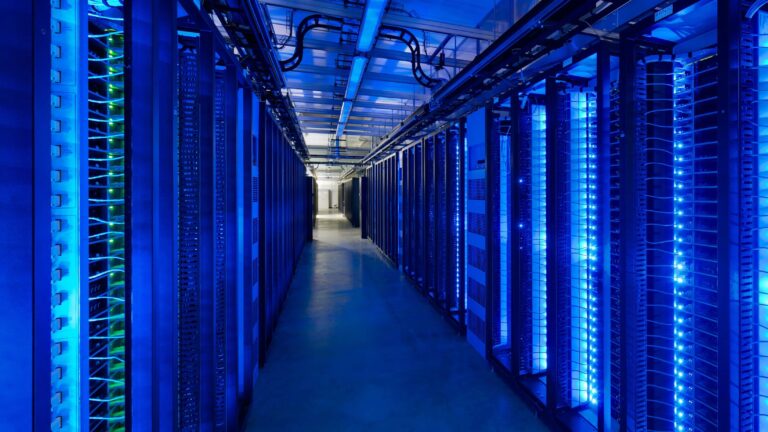 Data center da Meta em Indiana, nos Estados Unidos; ‘Rio AI City’ e promete colocar cidade entre os 10 maiores hubs de IA do mundo.