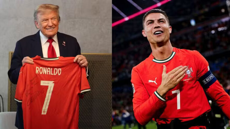 Cristiano Ronaldo vai se encontrar com Trump na Casa Branca nesta terça (18)