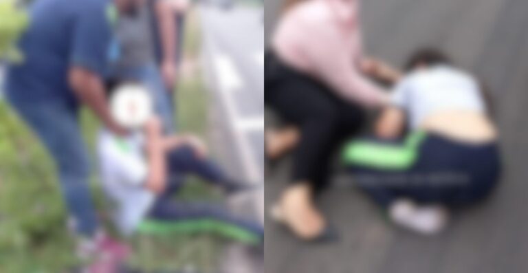 Estudantes são atropelados por carro no Distrito Industrial