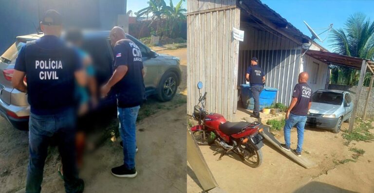 Polícia prende homem condenado a 12 anos de reclusão por estupro de vulnerável no AM