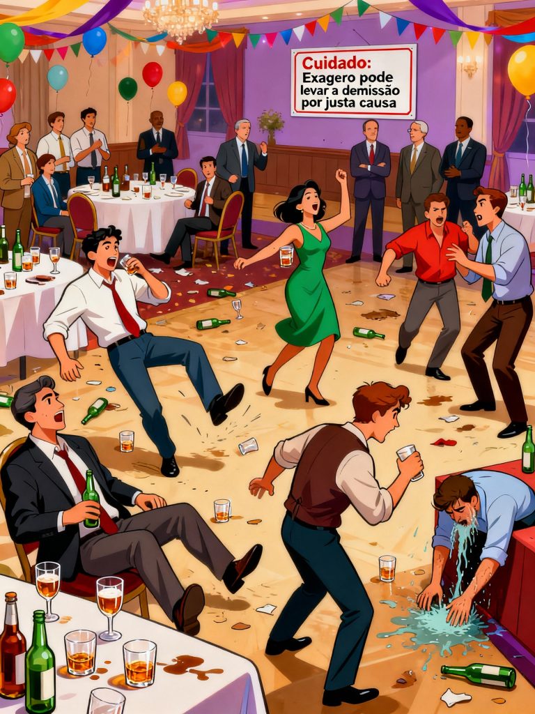 Um ‘deslize’ na confraternização da empresa pode custar sua vaga? Veja