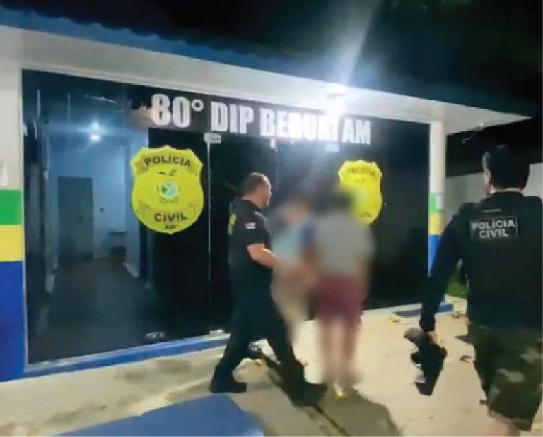 Dupla é presa por estupro coletivo de criança indígena de 3 anos em Beruri