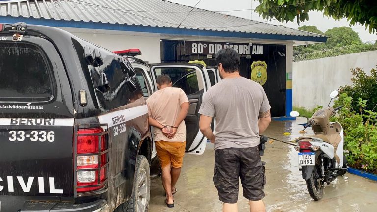 Condenado diz nome falso em delegacia para escapar de prisão em Beruri