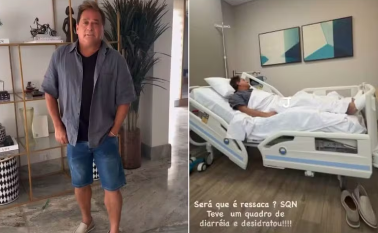 Cantor Leonardo se pronuncia após ser internado com diarreia Cantor Leonardo se pronuncia após ser internado com diarreia