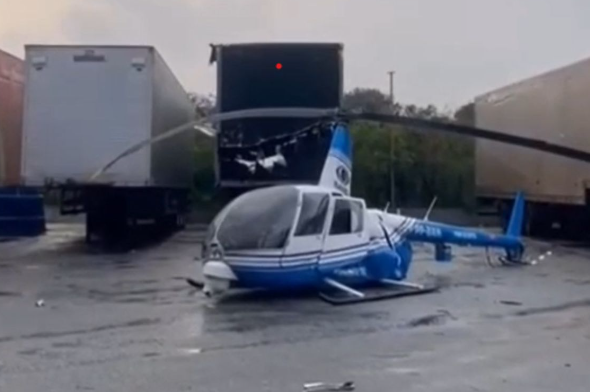 Helicóptero da Band sofre pane e faz pouso de emergência em Guarulhos