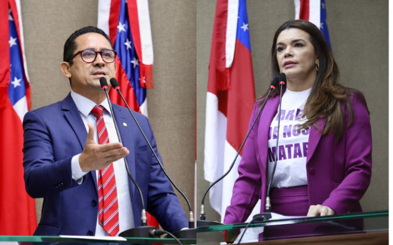 Daniel Almeida cita dependência química e gera reação de Alessandra Campelo durante debate sobre Lei Paulo Onça, na Aleam Daniel Almeida cita dependência química e gera reação de Alessandra Campelo durante debate sobre Lei Paulo Onça, na Aleam