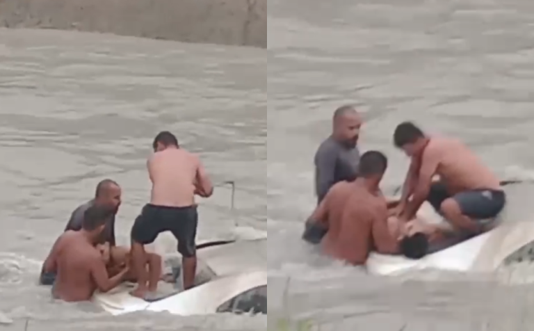 Jovem perde o controle e cai com carro em igarapé na zona Sul de Manaus