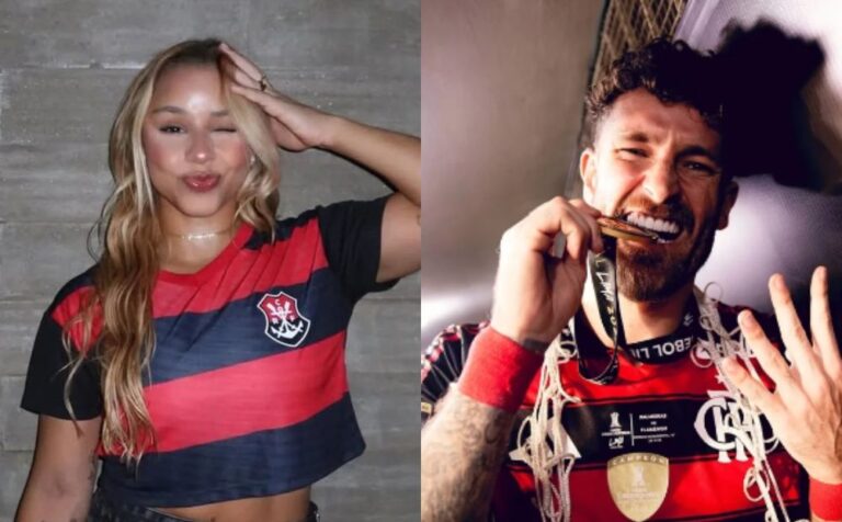 Lino com Nicole Bahls e Léo com Flávia Saraiva; veja como foi festa privada do Flamengo