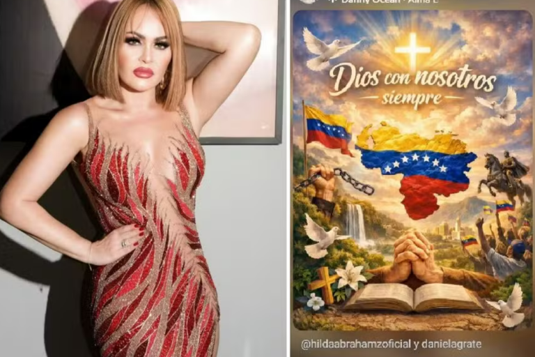 Gaby Spanic comemora prisão de Nicolás Maduro após intervenção dos EUA