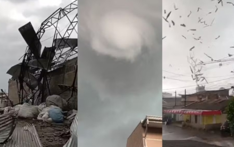 Tornado atinge cidade no interior do Paraná e afeta mais de mil pessoas