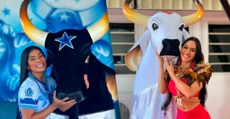 Marciele diz para os brothers que nunca perdeu como item no Festival de Parintins