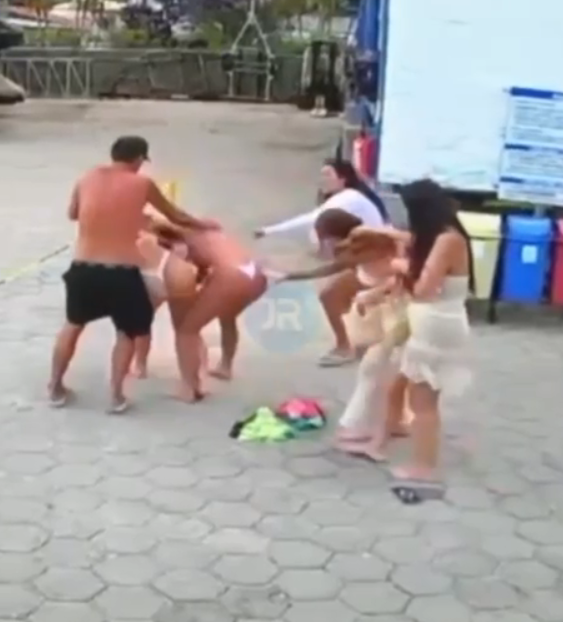 Lancha, briga e atropelamento: confusão entre mulheres viraliza nas redes