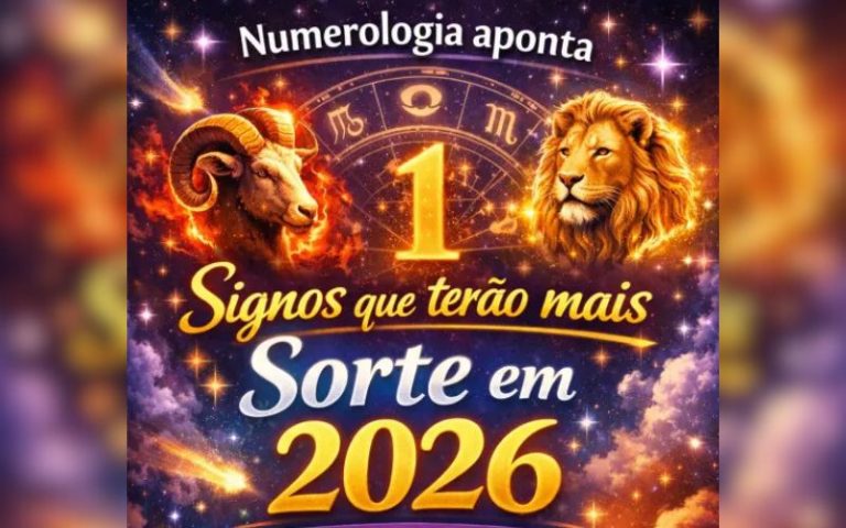 Numerologia aponta signos que terão mais sorte em 2026; veja quais são