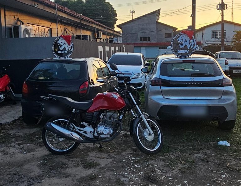 Amazonas registra aumento de 86,2% na recuperação de veículos furtados ou roubados