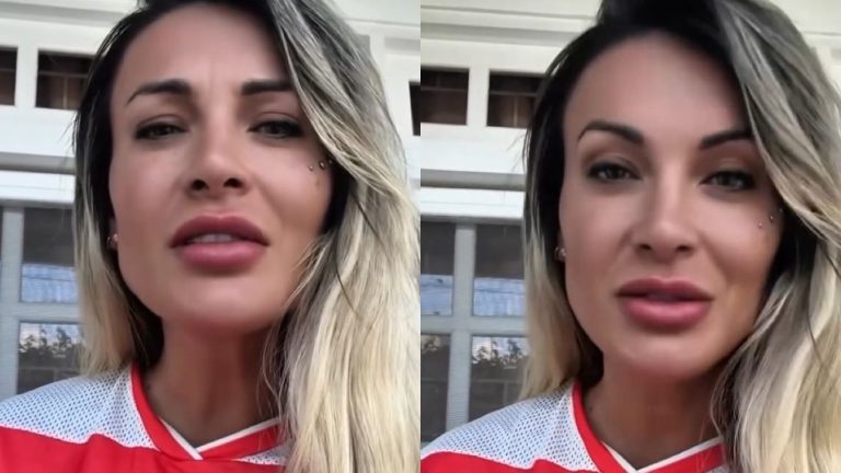 Andressa Urach quebra silêncio sobre polêmica de suposto vídeo íntimo com o filho