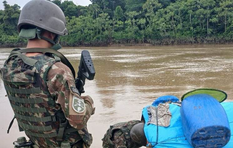 Comando de Fronteira do Solimões realiza Operação Escudo na faixa de fronteira do Amazonas