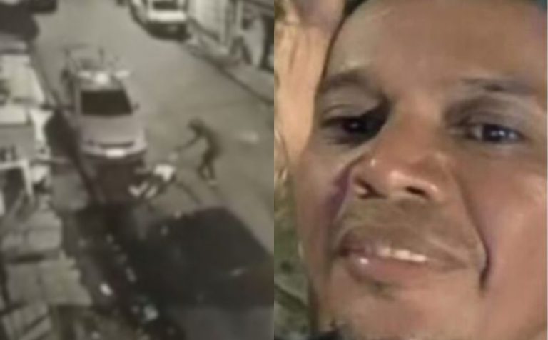 Veja momento que homem é executado por pistoleiros na rua da Paz em Manaus