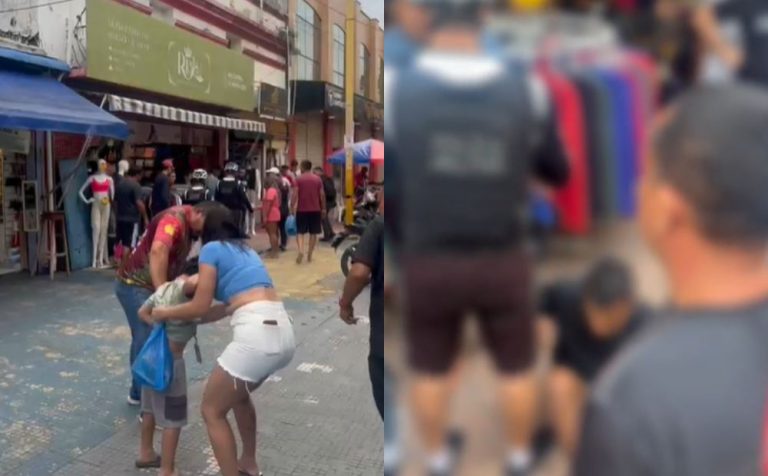 Homem agride criança com autismo no Centro de Manaus e foge após confusão