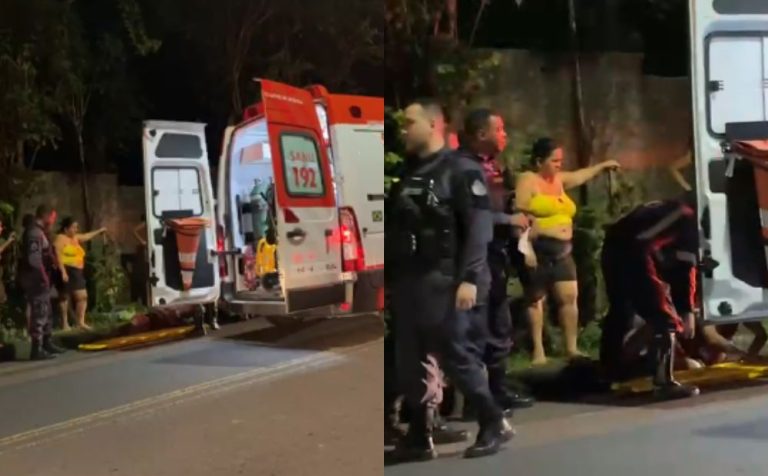 Homem suspeito de asfixiar mulher é agredido por populares e detido em Manaus