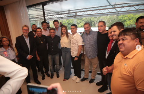 Almoço vira vitrine de poder e antecipa o tabuleiro eleitoral de 2026 no Amazonas