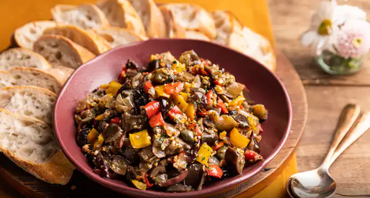 Caponata de berinjela